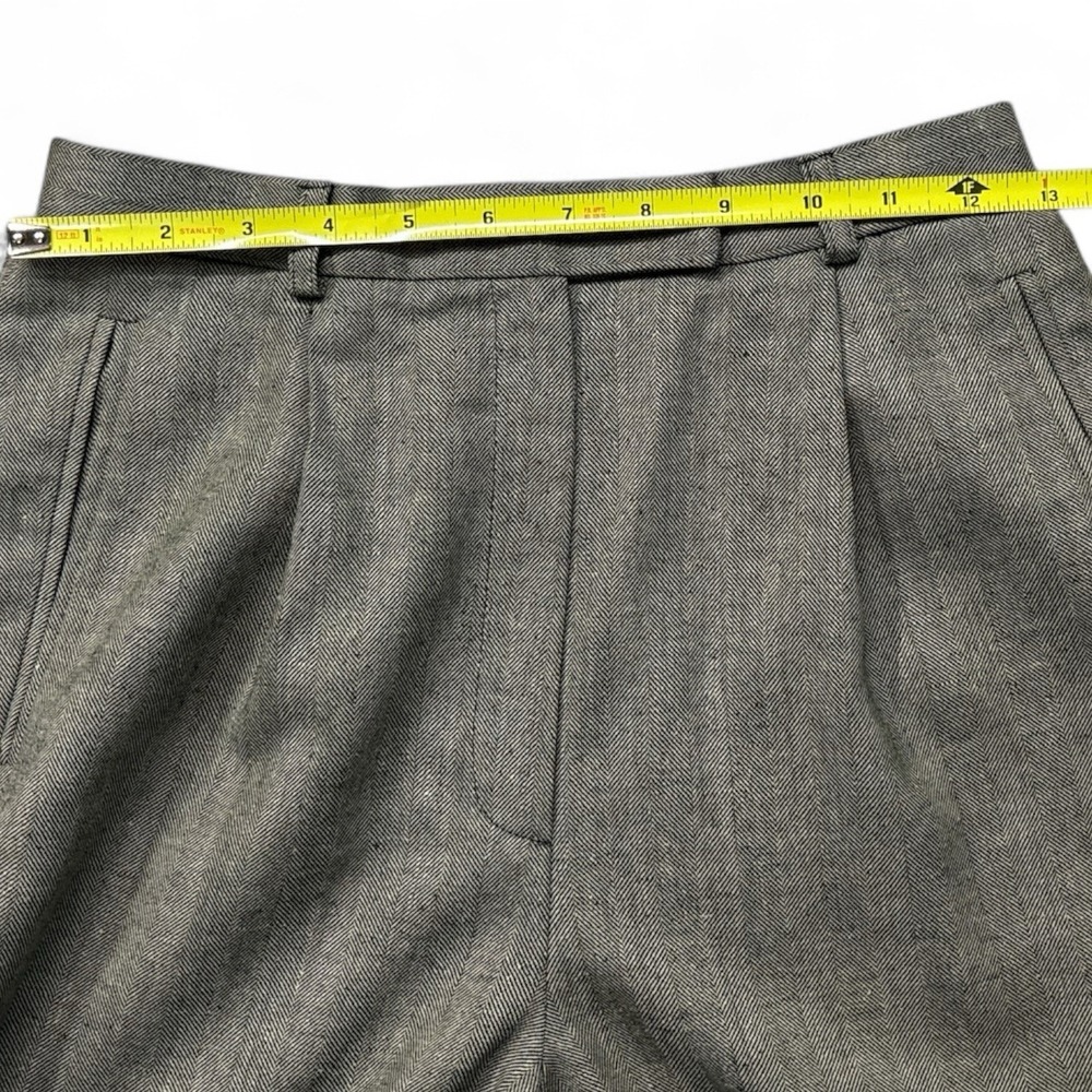 Lauren Ralph Lauren Petite Wool Silk Blend Taupe Pants - Size 4P - Picture 6 of 8